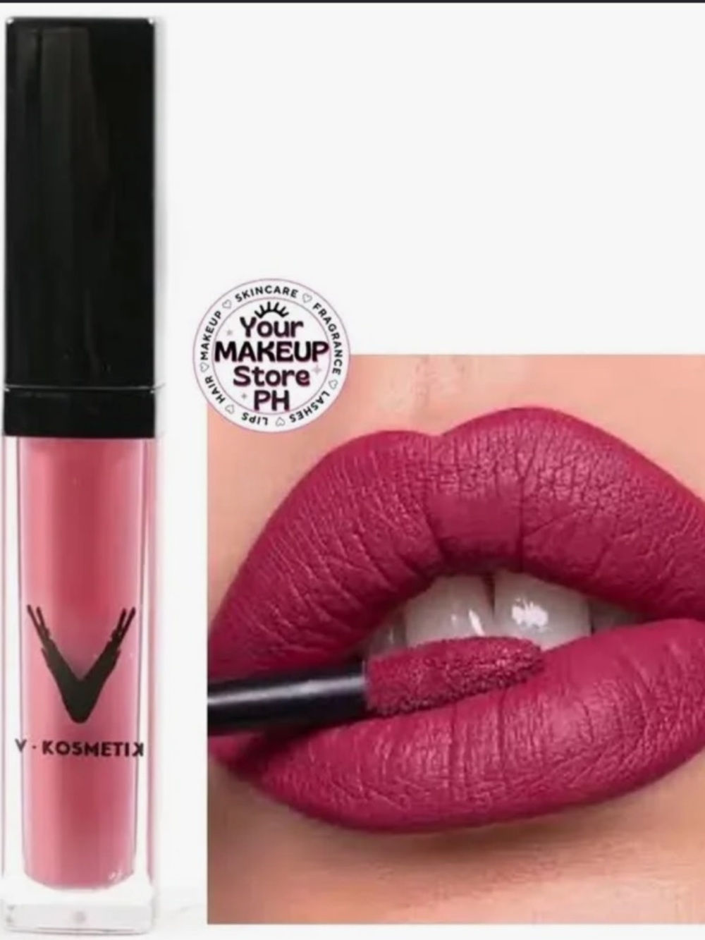 V KOSMETIK Liquid Velvet Lipstick in Bubbly 0.21oz  NIB $20